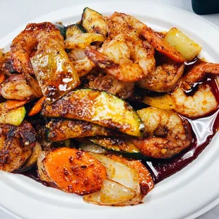 Rockin' shrimp plate- yummmmm