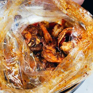 Cajun shrimp and lobster boil