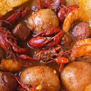 What twice cooked soggy crawfish looks like