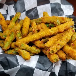 Spicy Fried Green Beans