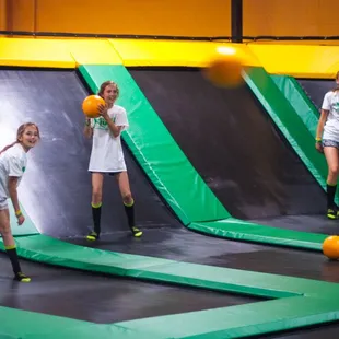 Trampoline Dodgeball