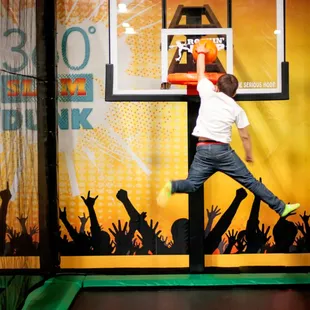 Practice your Jump Shot in our 360 Slam Dunk Zone