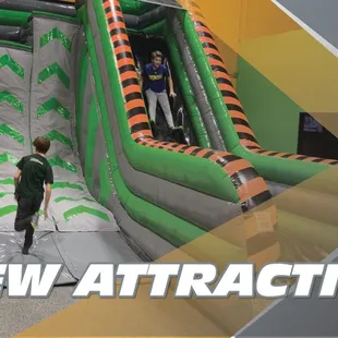 Inflatable Warped Wall now open!