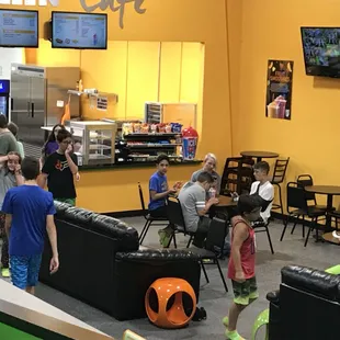 Delicious food and a place to enjoy it in our cafe lounge area