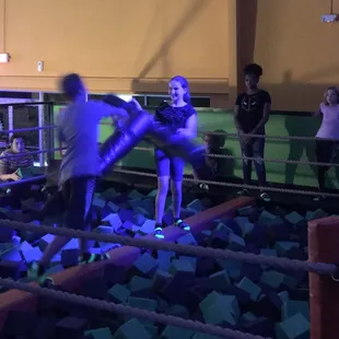 X-Beam battle during Neon Nump Night