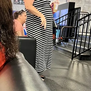 The group of 5 with their coffee.. three of them are next to her and the others behind.