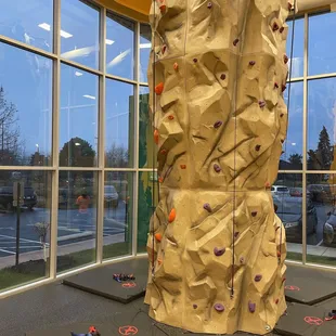 Rock wall: age 7+