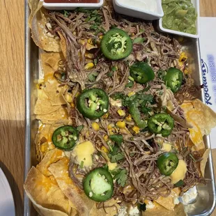 Smoked brisket nachos