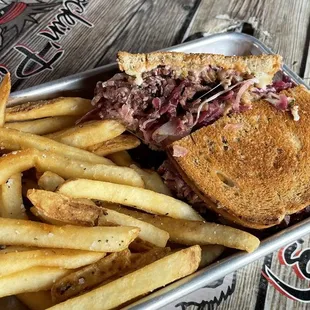 Reuben and fries
