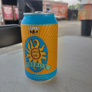 Ice-cold beer went great with my sandwich!