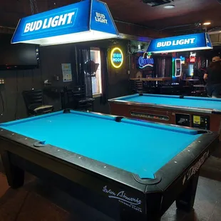 Pool tables available