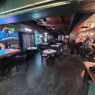 Main bar and dining area inside