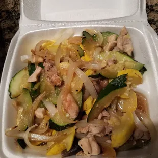 House Vegetable Stir Fry with Chicken