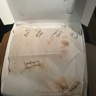 more labeled rolls (: the lady was so kind and labeled them for meeee