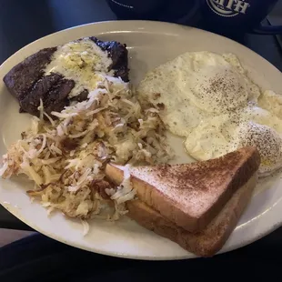 April 2021 - Steak &amp; Eggs $15