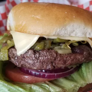 Hatch Chile burger