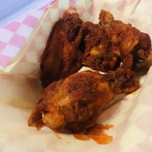 Regular hot wings