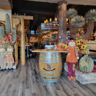 The hostess desk and entry to the main restaurant...so awesome.