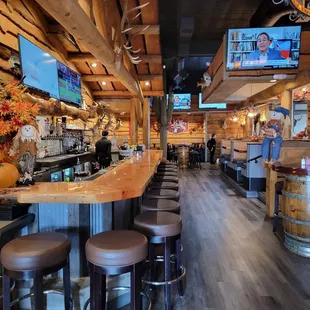 The bar with 9 TVs to watch all the games.