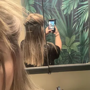 Roots even after the second appt to fix my hair