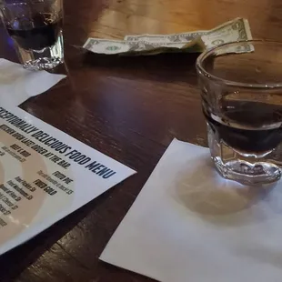 Jager shots 2 for 6 bux