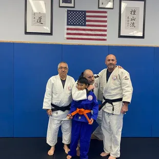 Being promoted to Orange belt!!