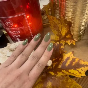 Gel builder on real nails