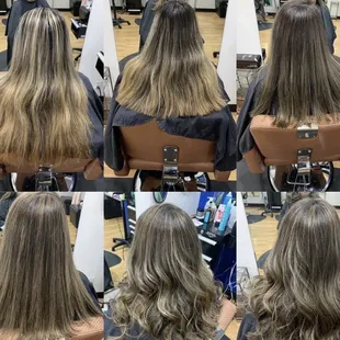Hair Transformation - Too left to bottom right!