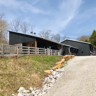 View from the gravel path