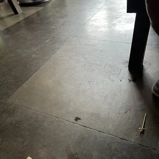 Dirty floor