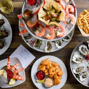 shellfish, food, mussels, oysters and mussels, oysters