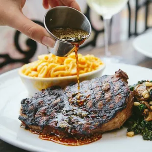 steak, food