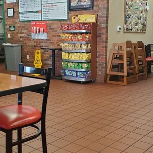 View from dining area