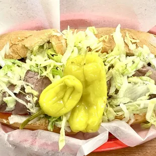 Cold Roast Beef Grinder