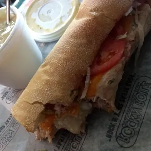 Love this place! Soup &amp; custom-made sub