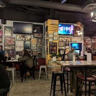 people sitting at a bar