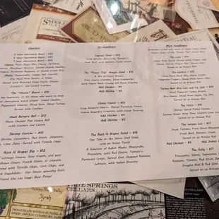 Food menu
