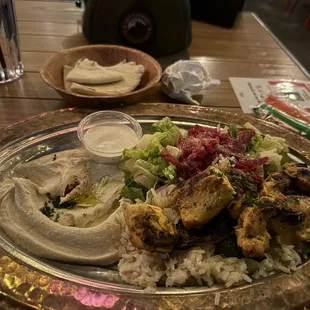 Chicken Kabob Plate