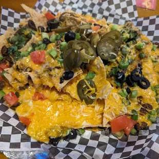 Half order of Nachos for $12.