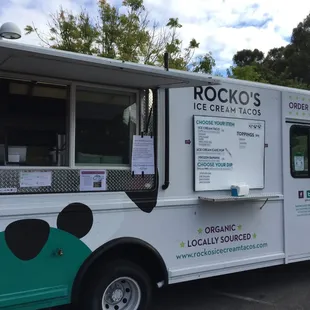 Rocco's ice cream taco truck