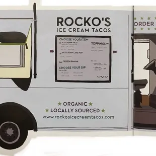 Ice cream taco TRUCK