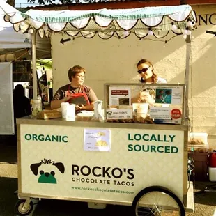 Rocko's ice cream cart at Off the Grid Fort Mason.