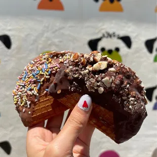 food, dough desserts, donuts