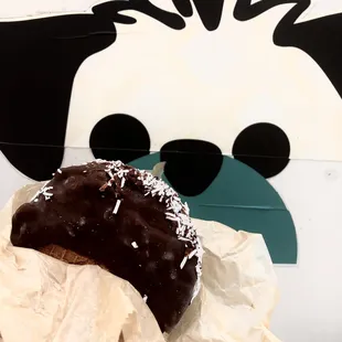 Dark Chocolate + coconut topping