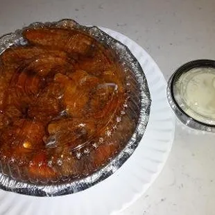 chicken wings and fried chicken, food