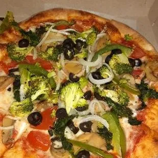 pizza, food