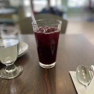 A fruit punch that is made there.