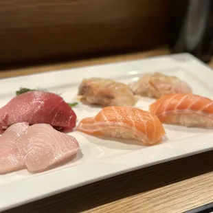food, sashimi, sushi and sashimi, sushi