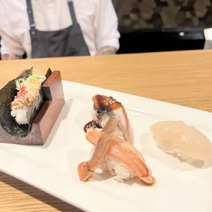 sashimi, sushi, sushi and sashimi, food