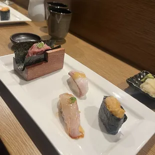 sushi, sushi and sashimi, sashimi, food